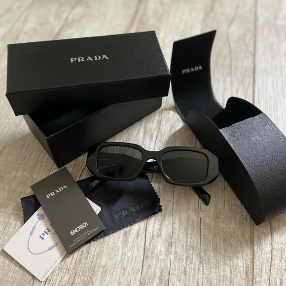 Prada Black Symbole Women’s Sunglasses - Picture 1 of 5